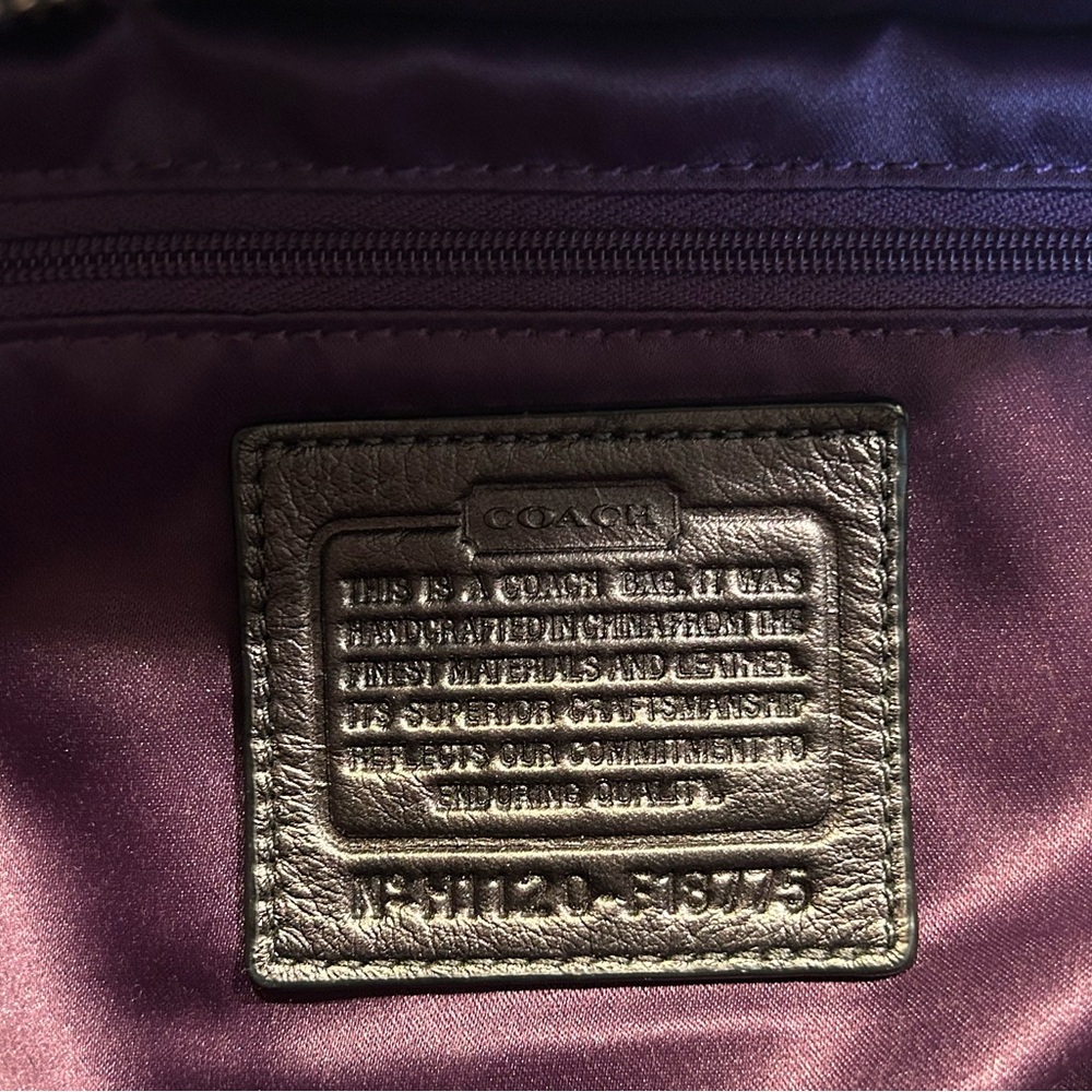 Coach Blue/Grey Bag - Picture 5 of 6